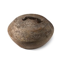 Large Roman Stone Centenarius Weight with Handle
