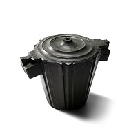 Large Medieval Bronze Trade Weight Container