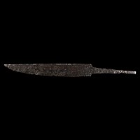 Medieval Iron Single-Edged Dagger