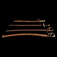 Post Medieval Iron Sword Group