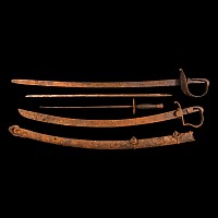 Post Medieval Iron Sword Group