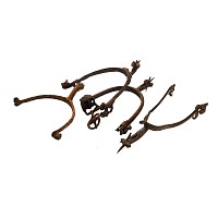 Medieval Iron Rowel Spur Collection