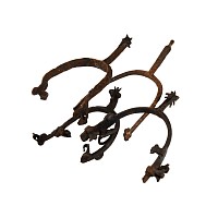 Medieval Iron Rowel Spur Collection