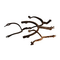 Medieval Iron Rowel Spur Collection