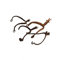 Medieval Iron Rowel Spur Collection