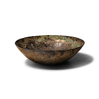 Medieval Period Tinned Bronze Bowl