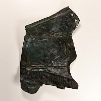 Roman Bronze Military Helmet Section