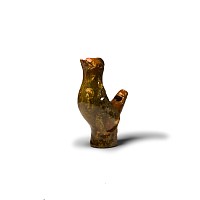 Post Medieval Glazed Ceramic Bird Whistle