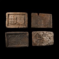 Elizabethan Period Ceramic Fire Brick Group