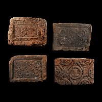 Elizabethan Period Ceramic Fire Brick Group