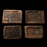 Elizabethan Period Ceramic Fire Brick Group