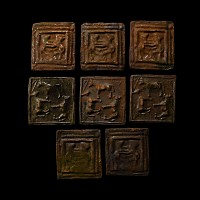 Post Medieval Glazed Ceramic Tile Group