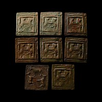 Post Medieval Glazed Ceramic Tile Group