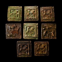 Post Medieval Glazed Ceramic Tile Group