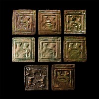 Post Medieval Glazed Ceramic Tile Group