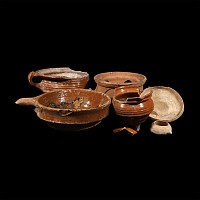 Medieval Glazed Pottery Group