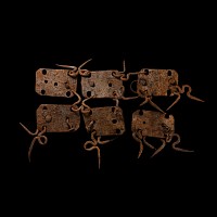 Tudor Period Iron Bear Collar Link Group