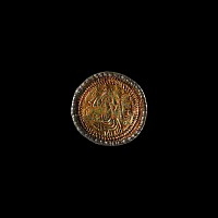 Visigothic Silver-Gilt 'CMASPRO' Nummular Brooch
