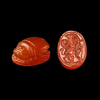 Eastern Greek Carnelian Scarab Seal