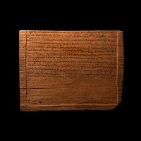 Roman Inked Wooden 'Will of Pomponius Maximinianus' Tablet