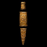 Indian Gold Dagger Scabbard Suite