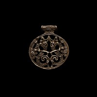 Viking Age Silver Gripping Beasts Pendant