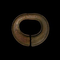 Large Viking Period Decorated Bronze Armlet