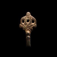 Viking Bronze Lyre Tuning Key Handle