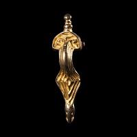 Frankish Silver-Gilt Radiate-Headed Brooch