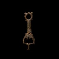 Viking Bronze Casket Key