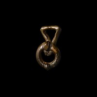 Iron Age British Celtic Corieltauvi Bronze Fastener with Hidden Face