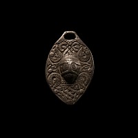 Viking Silver Urnes Style Rattle Pendant