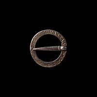 Medieval Silver-Gilt Ring Brooch