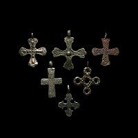 Viking Age Bronze Cross Pendant Collection