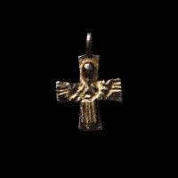 Viking Silver-Gilt Cross Pendant
