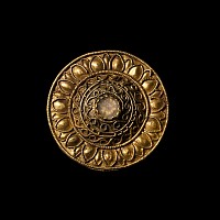 Eastern Greek Gold Turretted Brooch