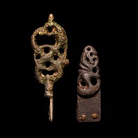 Viking Age Bronze Dragon Strap End Collection