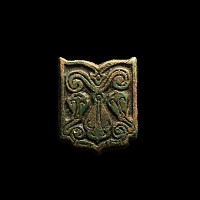 Viking Age Volga Bulgar Bronze Belt Mount
