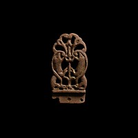 Viking Bronze Zoomorphic Strap End