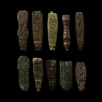 Saxon And Other Bronze Zoomorphic Strap End Collection