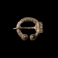 Viking Age Silver Decorated Penannular Brooch