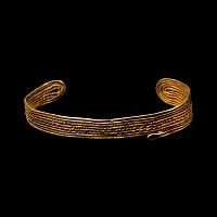 Viking Age Twisted Gold Wire Bracelet