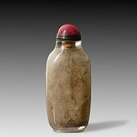 Chinese Crystal Carved Snuff Bottle