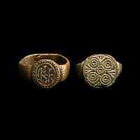Medieval Bronze Ring Group