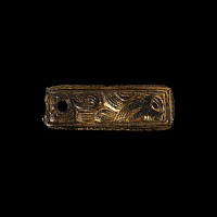 Anglo-Saxon Gilt Bronze Mount