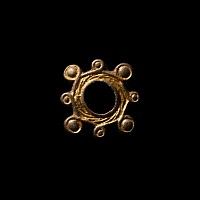 Viking Age Silver-Gilt Lobed Belt Mount