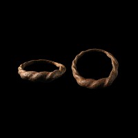 Viking Age Bronze Faux Twisted Ring