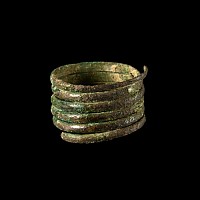 Viking Coiled Bronze Ring