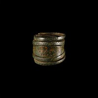 Viking Coiled Bronze Ring