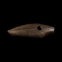 Stone Age Grey Stone Battle Axehead